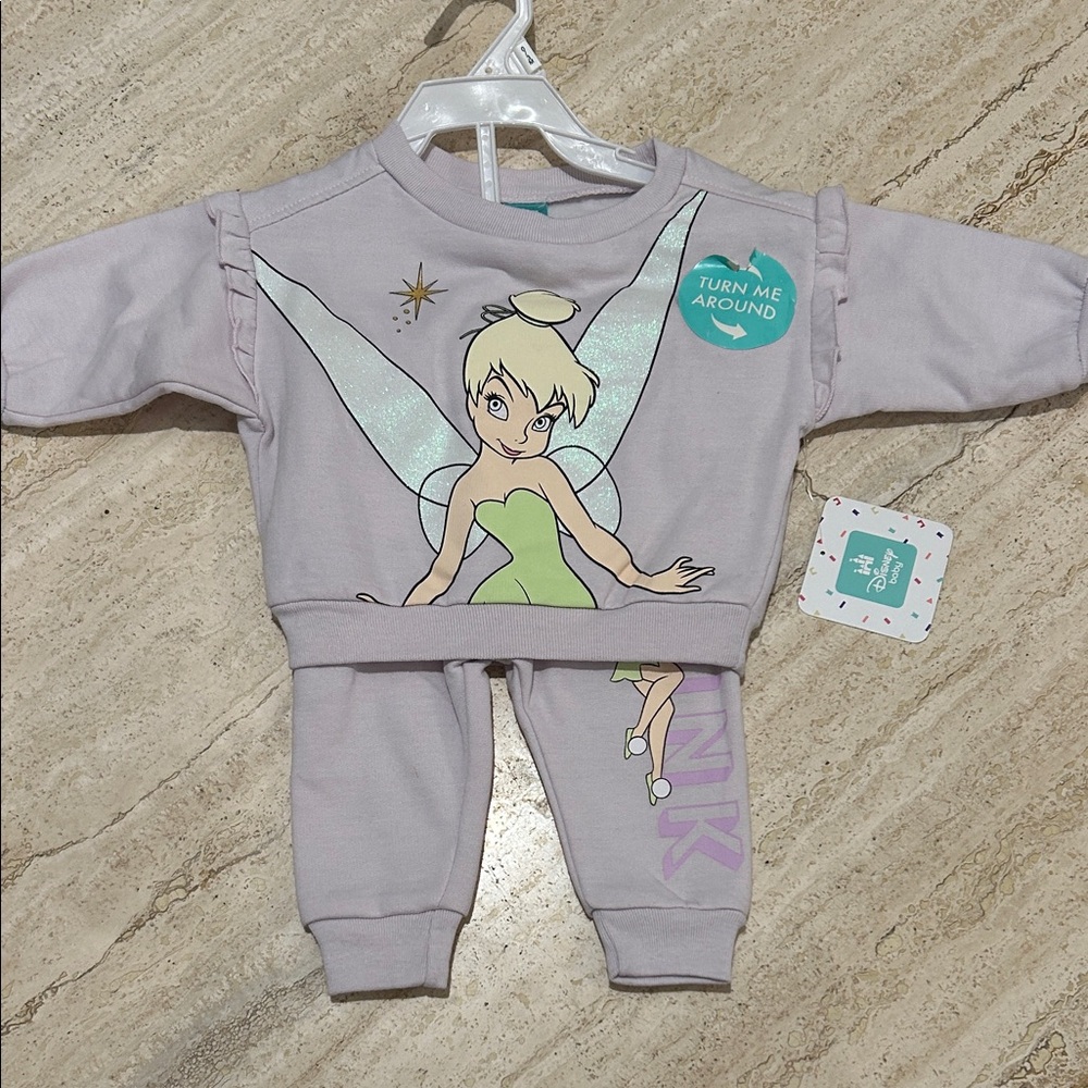 NEW 🆕 Disney Tinkerbell Baby Outfit 0-3 months